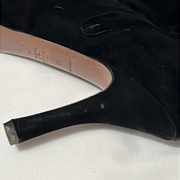 Prada Black Suede Platform Heeled Over the Knee Boots - Picture 16 of 16